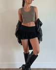 Laced Mini Skirt