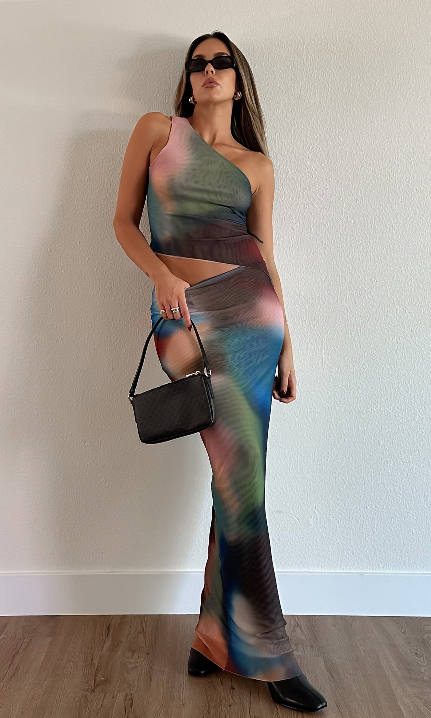 work of art maxi dress Work Of Art Dress - Red/Multi