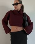 Pour Me Crop Sweater - FINAL SALE