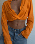 Providence Crop Shirt - SHOPLUNAB