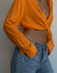 Providence Crop Shirt - SHOPLUNAB