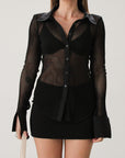 Top Notch Button Down Top - FINAL SALE