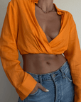 Providence Crop Shirt - SHOPLUNAB