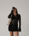 Top Notch Button Down Top - FINAL SALE