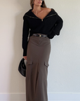 Muse Cargo Maxi Skirt - FINAL SALE