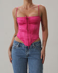Queen Of Hearts Bustier Top - FINAL SALE