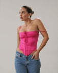 Queen Of Hearts Bustier Top - FINAL SALE
