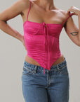 Queen Of Hearts Bustier Top - FINAL SALE