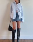 Was His Shirt Button Down Top - FINAL SALE
