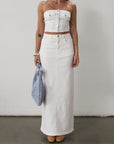 Button Me Up Maxi Skirt