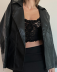 Hard Edge Leather Jacket - FINAL SALE