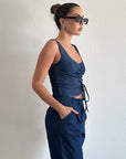 Up Late Bustier Top - FINAL SALE