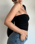Flirt Alert Tube Top - SHOPLUNAB