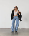 Ruffled Edges Crop Top - FINAL SALE