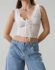 Ruffled Edges Crop Top