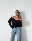 Exposed Crop Sweater - FINAL SALE