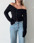 Exposed Crop Sweater - FINAL SALE