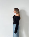 Exposed Crop Sweater - FINAL SALE