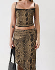 Slither Crop Top - FINAL SALE