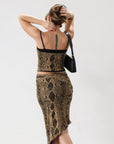 Slither Crop Top - FINAL SALE