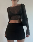 Night Out Crop Top - FINAL SALE