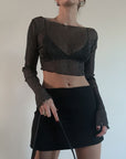 Night Out Crop Top - FINAL SALE