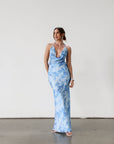 Ocean Waves Maxi Dress