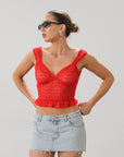 Heart Eyes Crop Top - FINAL SALE