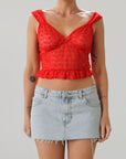 Heart Eyes Crop Top - FINAL SALE
