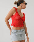 Heart Eyes Crop Top - FINAL SALE