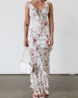 Vintage Floral Maxi Dress