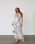 Vintage Floral Maxi Dress