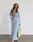 Feeling Blu Maxi Skirt - FINAL SALE