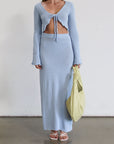 Feeling Blu Maxi Skirt - FINAL SALE