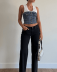Button Me Up Bustier - SHOPLUNAB