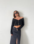 I See You Crop Cardigan - FINAL SALE