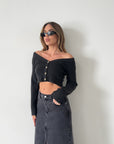 I See You Crop Cardigan - FINAL SALE