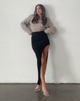 Higher The Slit Maxi Skirt - FINAL SALE