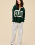 Bonjour! Rugby Long Sleeve Top by Daydreamer - FINAL SALE