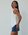 Woven vest. Front button down closure. Back slit. Fully lined. white vest top. summer top. going out top. dressy casual top. cute casual business top. going out top. work from home top. nice dinner top