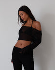 Set List Crop Top by Luna B - FINAL SALE