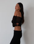 Set List Crop Top by Luna B - FINAL SALE