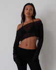Set List Crop Top by Luna B - FINAL SALE