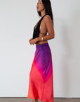 Satin maxi skirt. Elastic waistband. Unlined. sunet maxi skirt. going out skirt. going out outfit.