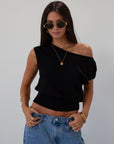 Ribbed knit crop top. Cap sleeves. Banded hem. Unlined. black going out top. cute black top. fall outfit