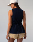 Classic Cut Vest Top - FINAL SALE