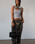 grey Ribbed knit tank top. Elastic neckline. Unlined. Basic tank top. grey tank top