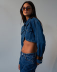 Mustang Crop Denim Jacket