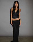 Shadowed Lace Crop Top