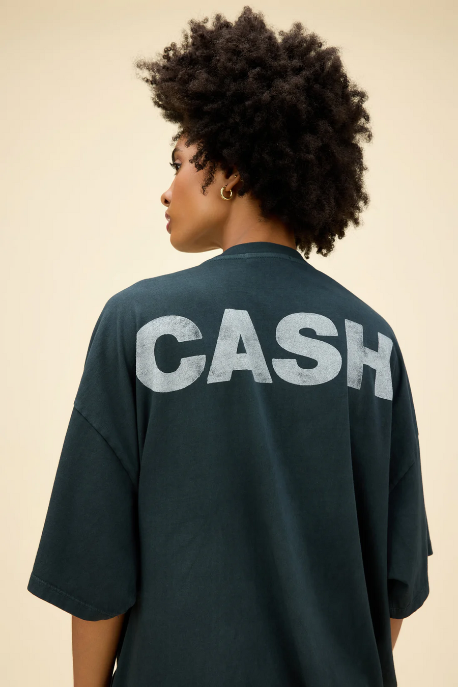 Johnny Cash Silhouette OS Tee by Daydreamer LA